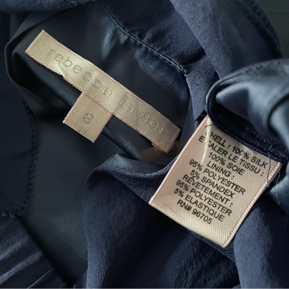 W17 REBECCA TAYLOR Silk Top - Picture 5 of 7